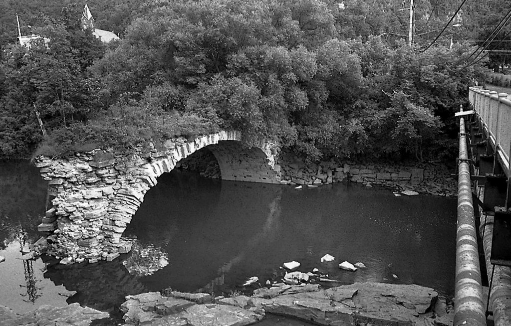 Abandoned stone bridge